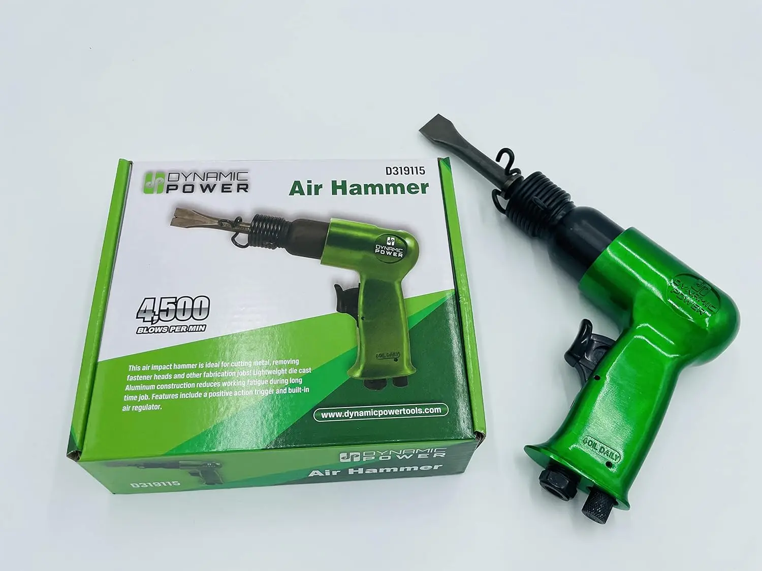 Air Hammer Kit | 4500 BPM Power | Alloy Steel Barrel & 4 Chisels for DIY & Construction - Thumbnail 3
