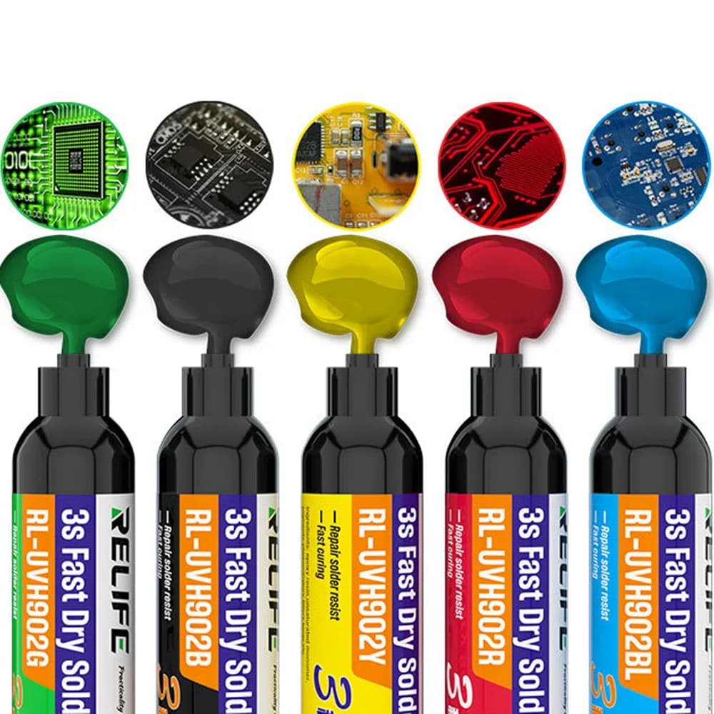 UV Curing Flux for Phone Repair | 3-Second Quick Dry | 10cc Precision Syringe - Thumbnail 3