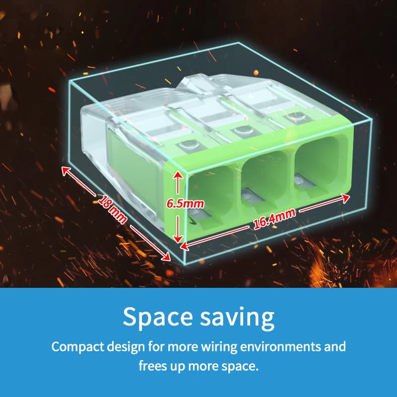 Quick-Connect Electrical Terminals | 20-50 Pack for 20-12 AWG Wires | Secure & Effortless Wiring - Thumbnail 5