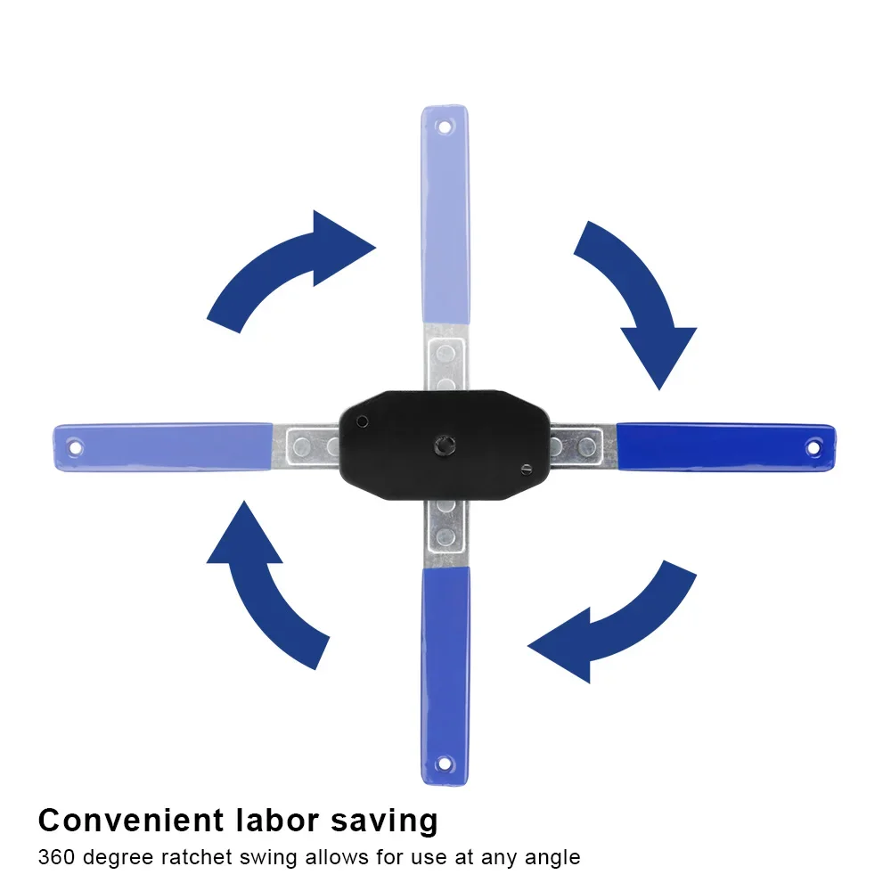 Caliper Spreader Tool Car Ratchet Brake Piston Single Twin Quad Pistons Install Tool Press Brake Caliper Wrench - Thumbnail 4