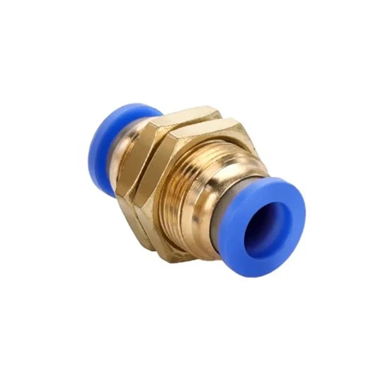 Pneumatic Push-to-Connect Fittings Kit | 4mm-12mm OD | Bulkhead Union & Straight Connectors - Thumbnail 6