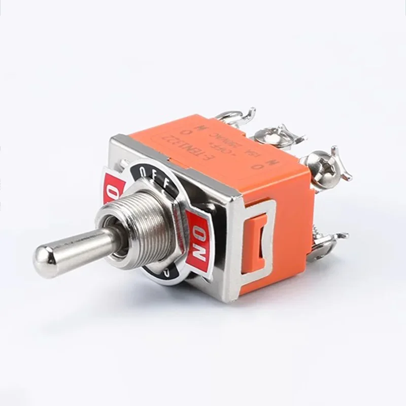 Mini Toggle Switch Set | SPST/DPDT | 250V 15A | 5-Piece Kit for Electronics & DIY - Thumbnail 5
