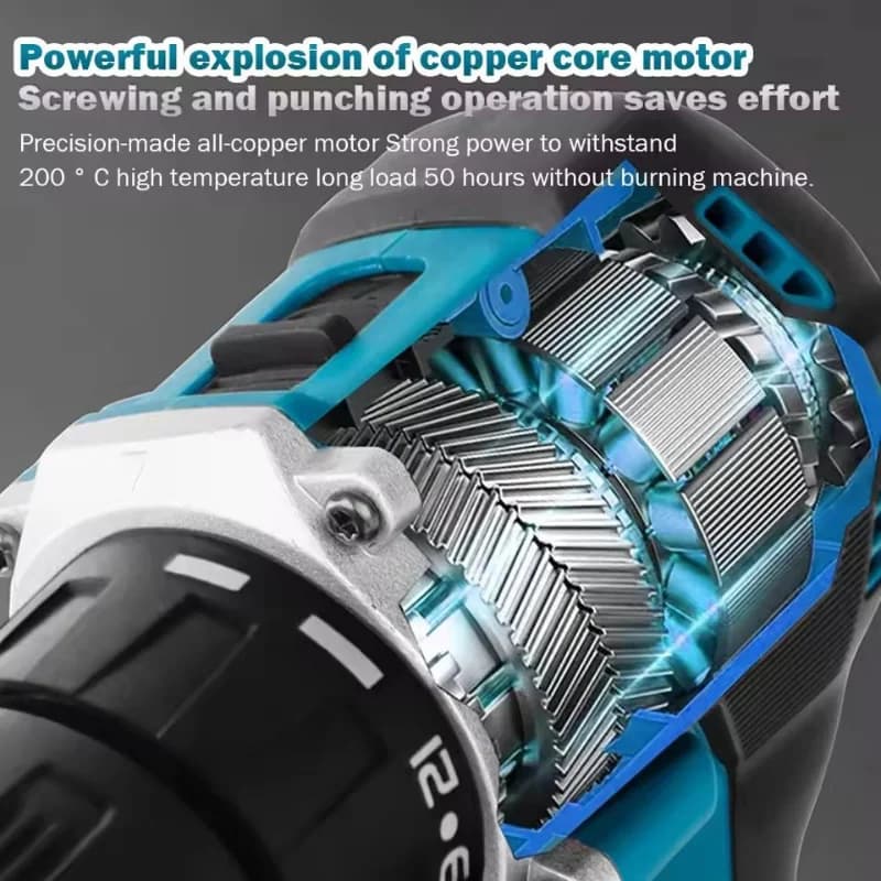 Makita DDF487 Brushless Impact Driver | 18V Cordless Power Tool | Professional-Grade Screwdriver Kit - Thumbnail 5
