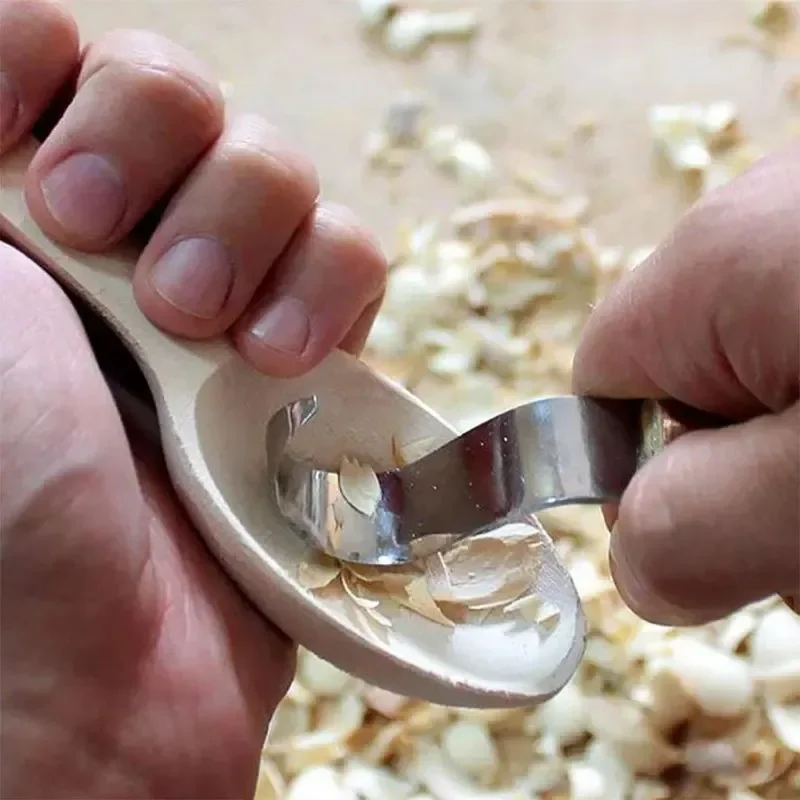Wood Carving Chisel Set | Ergonomic Hook Knife for Detailed Sculpting & Spoon Carving - Thumbnail 4
