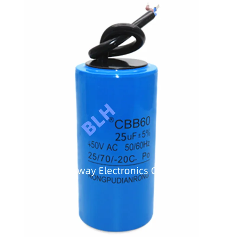Professional-Grade Motor Capacitor | 250V CD60 Start & 450V CBB60 Run | 55-500UF Range - Thumbnail 3
