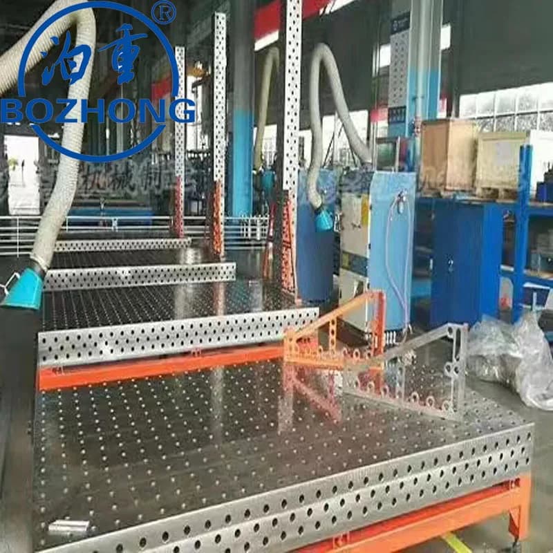 3D Welding Table with Clamping System | 1500x3000mm Cast Iron Surface | Heavy-Duty Assembly Platform - Thumbnail 4