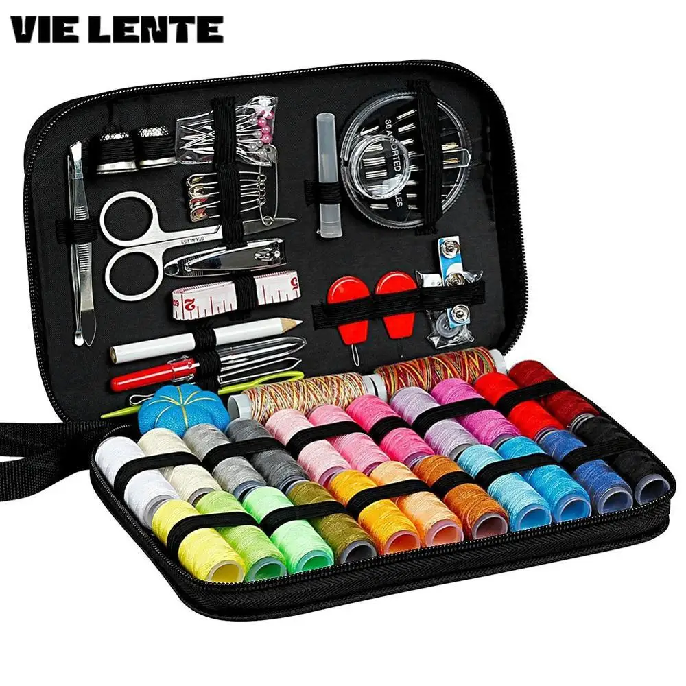 Sewing Kit | 98-Piece Complete Set for Quilting, Embroidery & Fabric Repair - Thumbnail 2