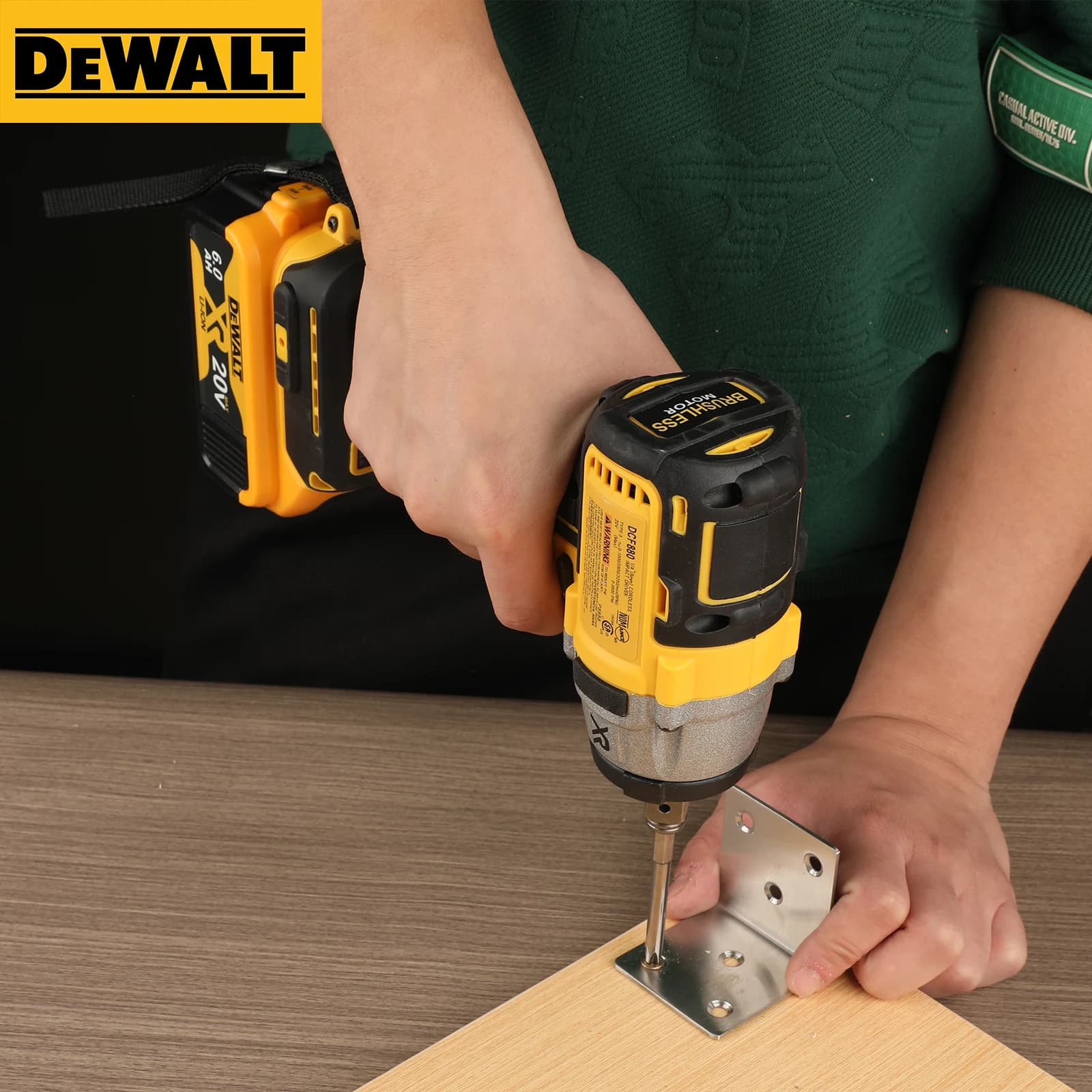 DeWalt DCF880 XR Brushless Impact Wrench | 20V Max | 205 Nm High Torque | Professional Cordless Tool - Thumbnail 3