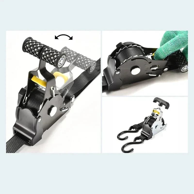 Strap Load Binder | 1-Inch Webbing | For Motorcycle & Cargo - Thumbnail 6