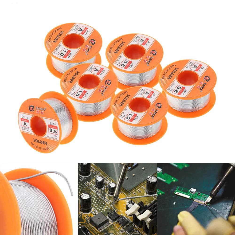 Professional-Grade Rosin Core Solder Wire | 63/37 Alloy | Low Melting Point for Precision Electronics & DIY - Thumbnail 4