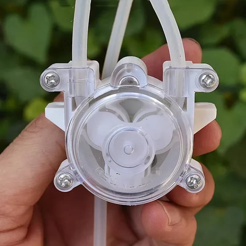 Peristaltic Dosing Pump | DC 6V-12V Mini Liquid Squeeze Pump | 500 RPM for Lab Ink Sampling Applications - Thumbnail 5
