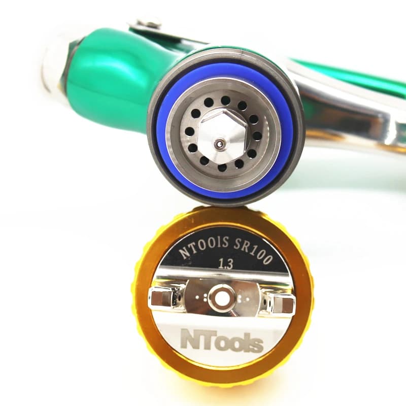 Spray Gun for Car Painting | 1.3mm & 1.4mm Nozzle Kit | Water-Based & Oil Paint Airbrush - Thumbnail 5