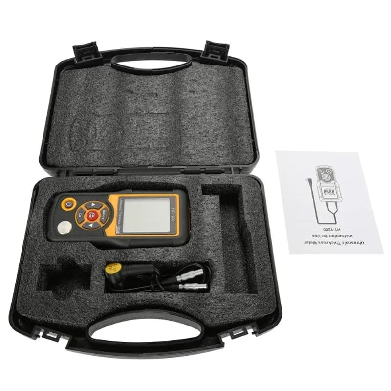 HT-1200 Ultrasonic Coating Thickness Meter - 2.2-225mm Range for Protective Coatings - Thumbnail 6