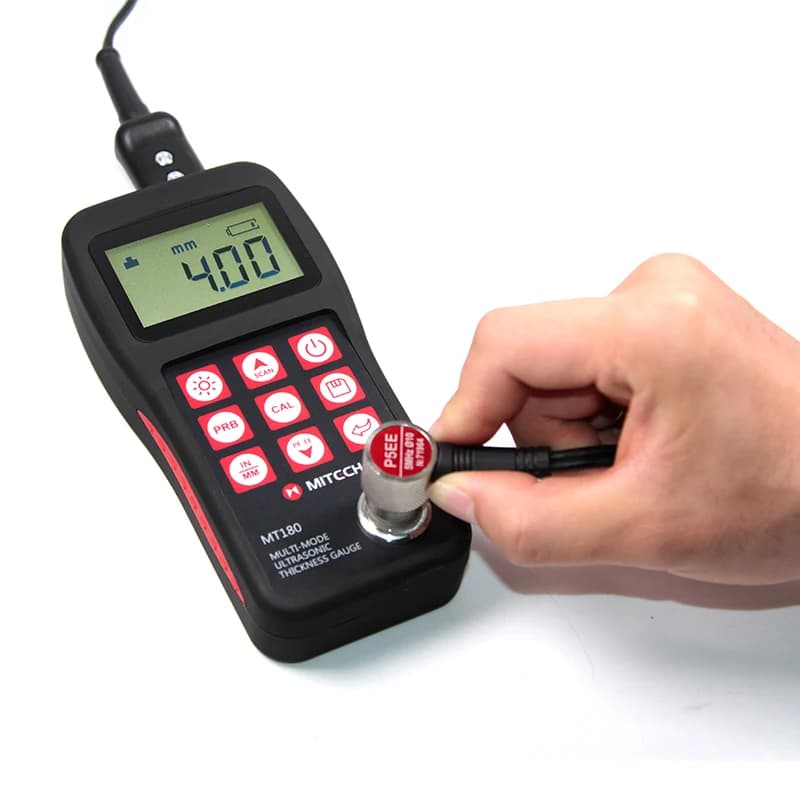 Through-Paint Ultrasonic Thickness Gauge - 3-30mm Range, Multi-Mode P-E & E-E Operation - Thumbnail 6