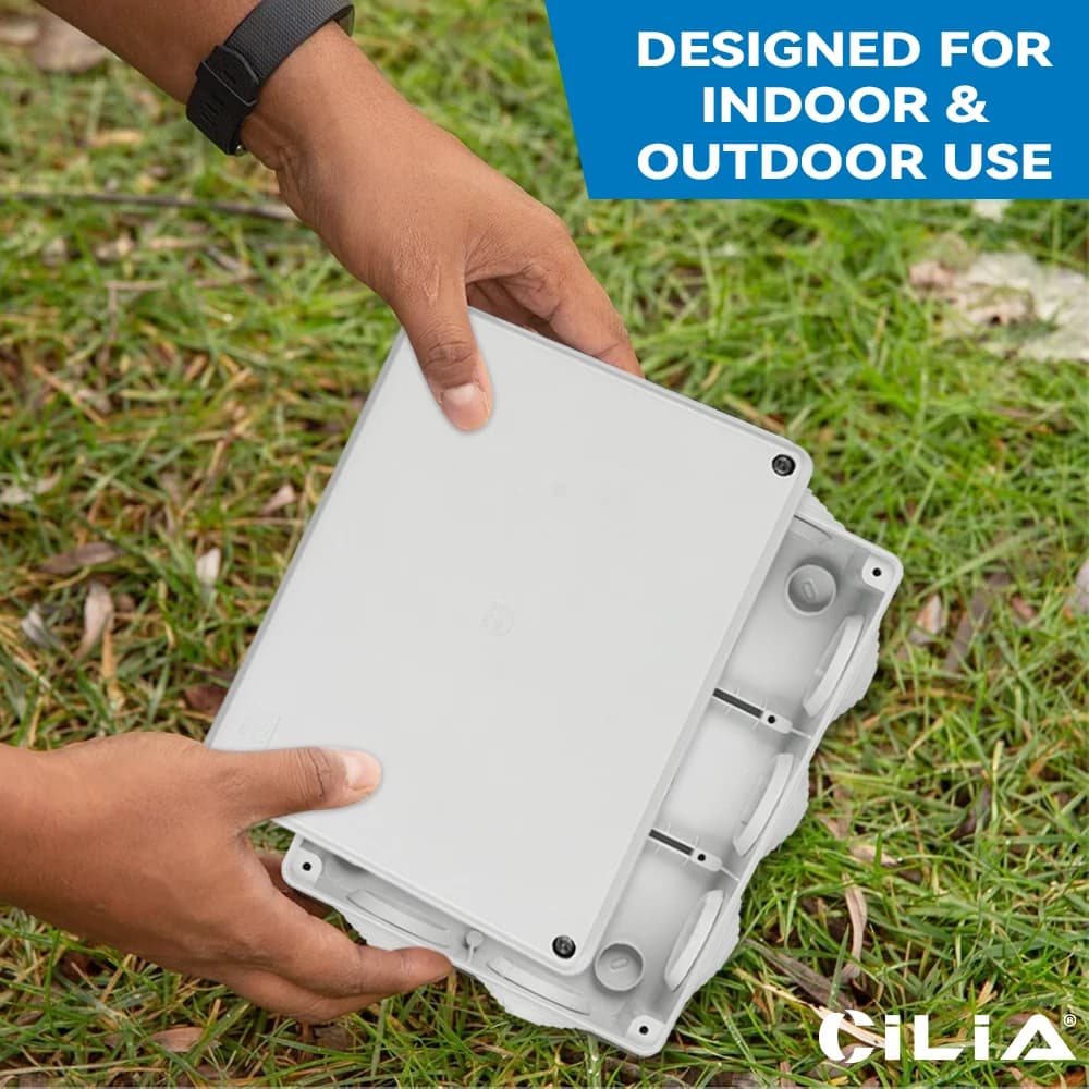 IP55 Waterproof Junction Box | Durable PC Enclosure for Indoor & Outdoor Electrical Wiring - Thumbnail 4