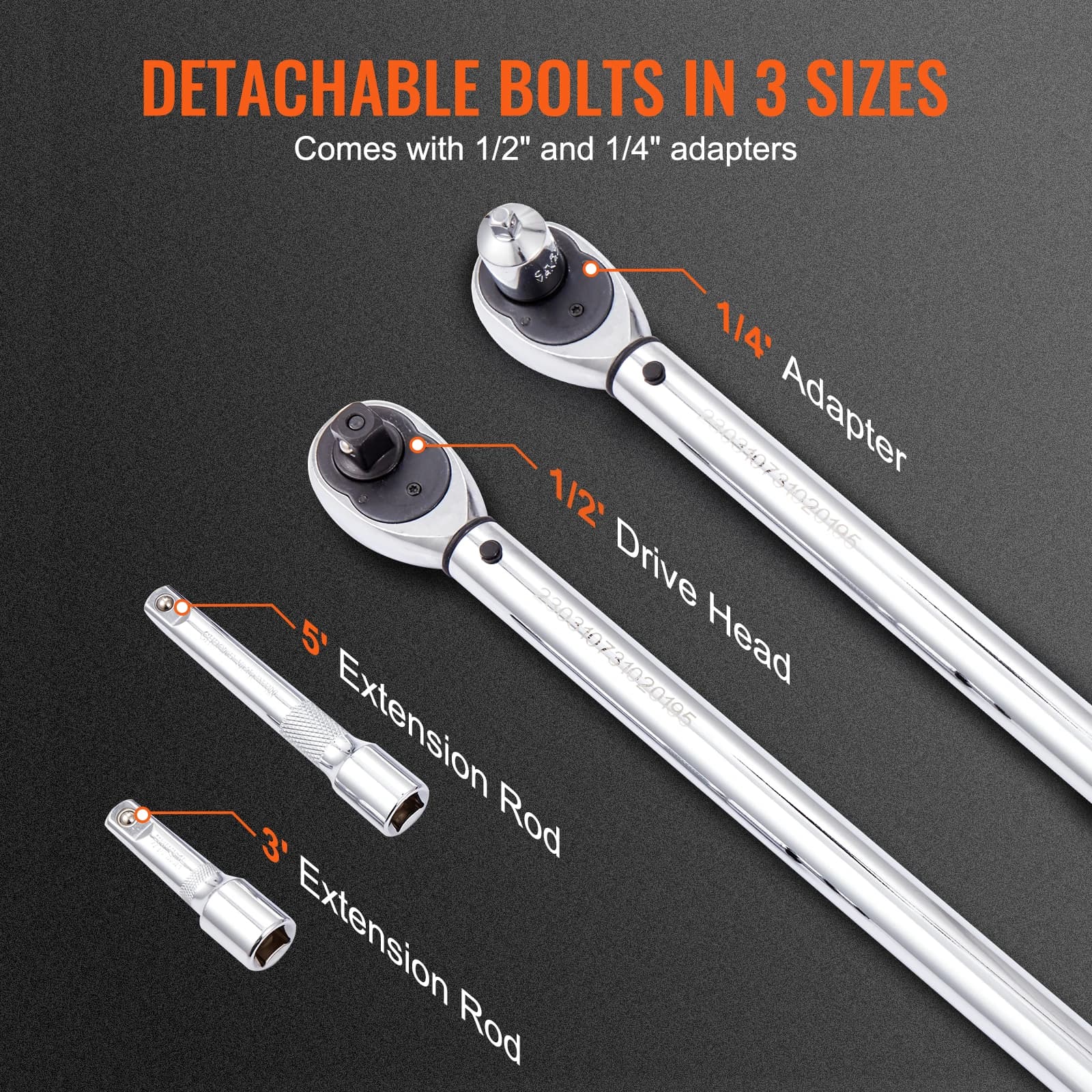 Torque Wrench Set | 1/2, 3/8, 1/4 Drive | Precision Calibrated for Automotive & Workshop Use - Thumbnail 5
