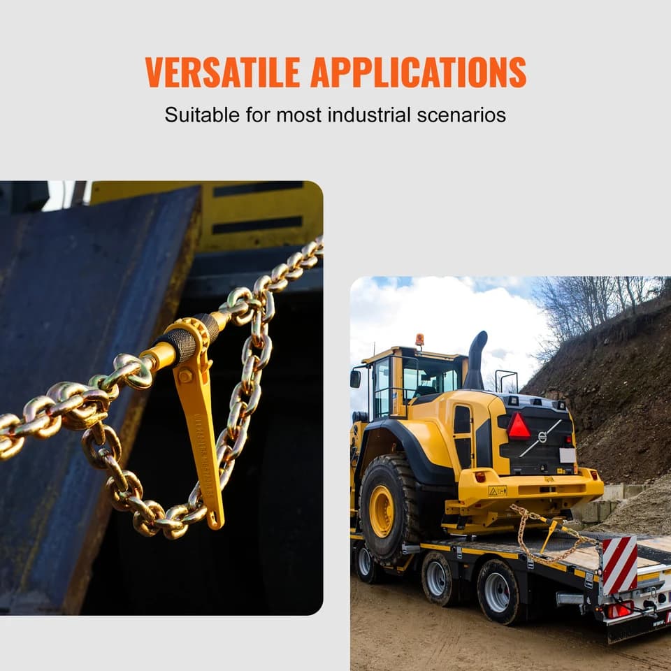 Load Binder | For 1/4 to 5/16 Chain | Heavy-Duty Trailer Transport - Thumbnail 6