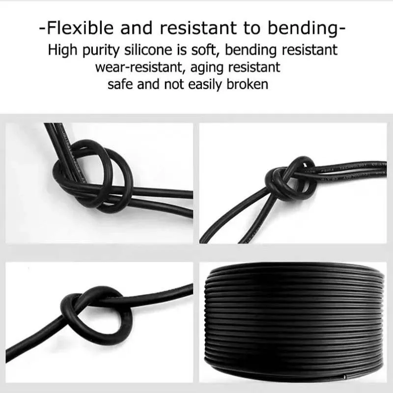 High-Voltage Silicone Wire | 2-18 AWG Heat-Resistant Copper Cable for Inverters & Battery Systems - Thumbnail 5