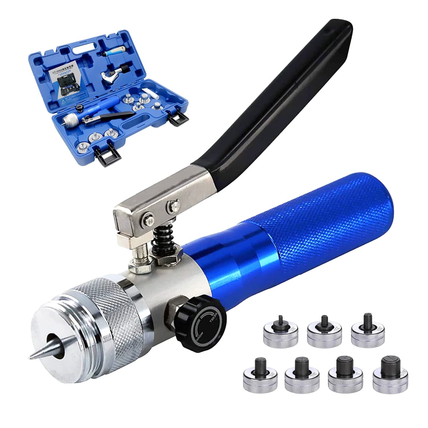 Hydraulic Tube Expander Kit | 1/2 Capacity | Heavy-Duty Swaging & Flaring Tool - Thumbnail 2