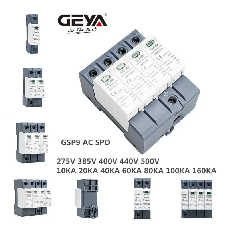 DIN Rail Surge Protector | 20-40kA SPD | 275V AC | 1P+N | Home & Commercial Protection - Thumbnail 5