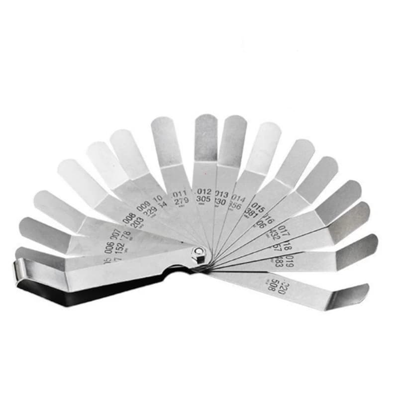 Motorcycle Valve Adjustment Tool Kit | Feeler Gauge Set 0.005-0.020 | Precision Engine Tappet Spanner - Thumbnail 7