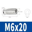 M6x20mm-5pcs