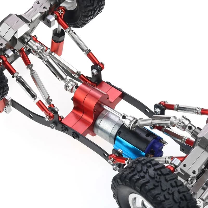 Transfer Gearbox with 370 Motor | Speed Change Upgrade | For WPL, MN Series RC Trucks - Thumbnail 3