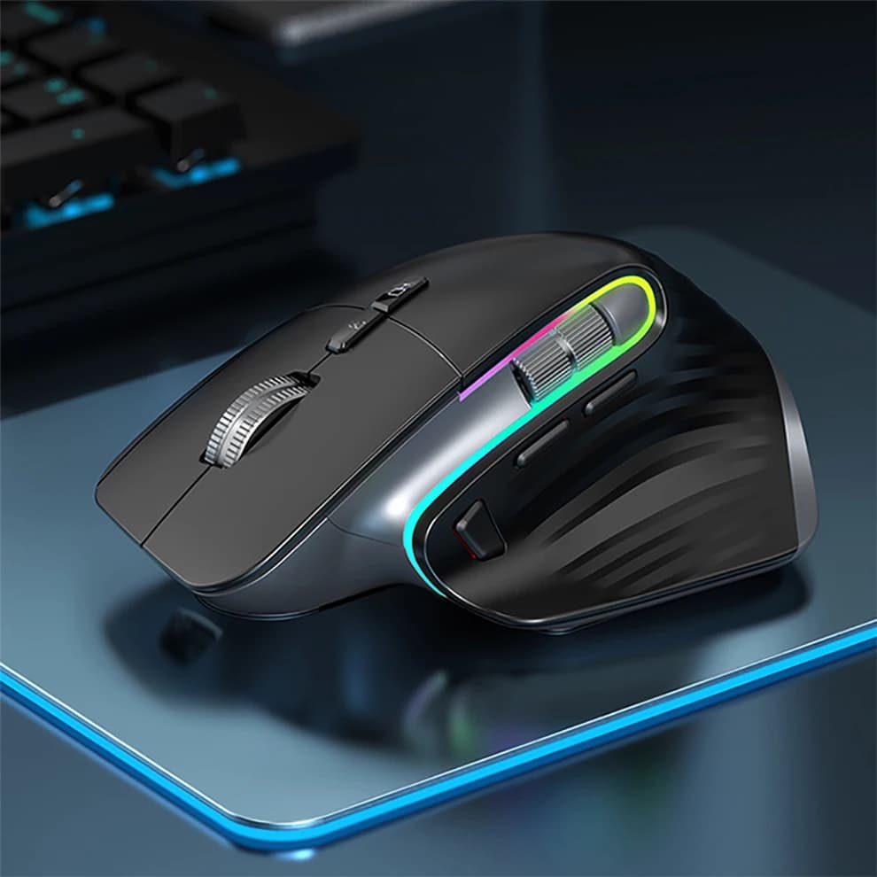 Wireless Mouse | Multi-Device Bluetooth 5.0 & 2.4GHz | Portable Optical Design - Thumbnail 5