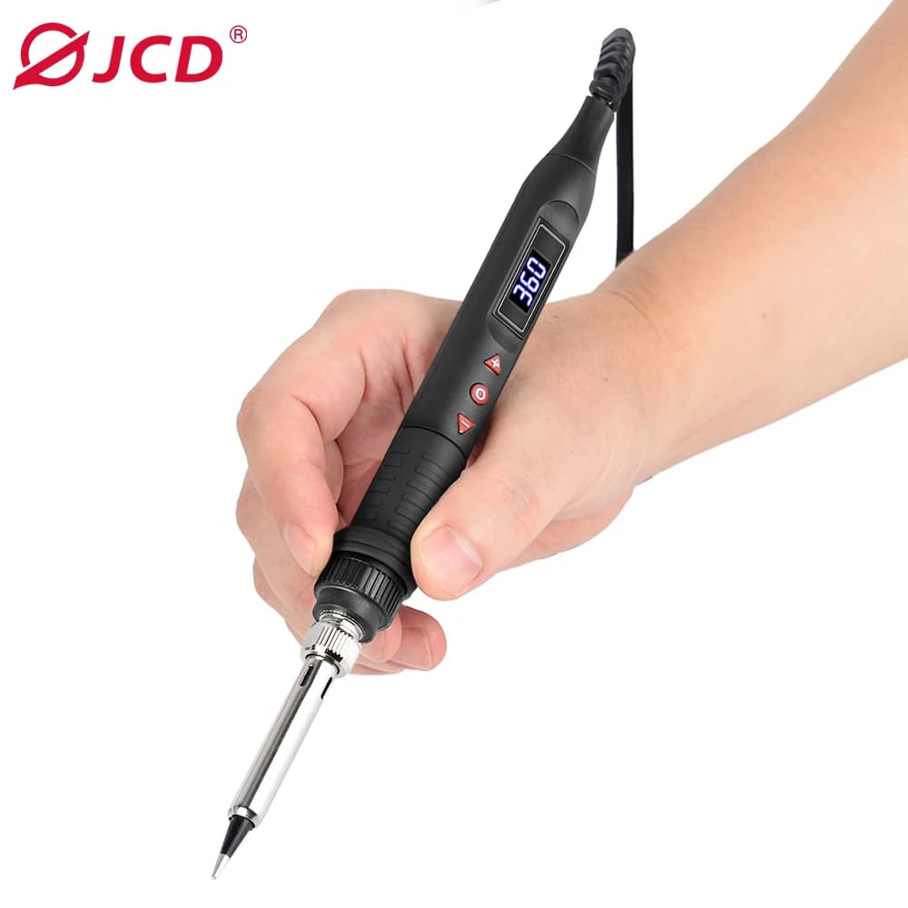 Digital Soldering Iron | 80W Adjustable Temperature | LCD Display Tool - Thumbnail 6