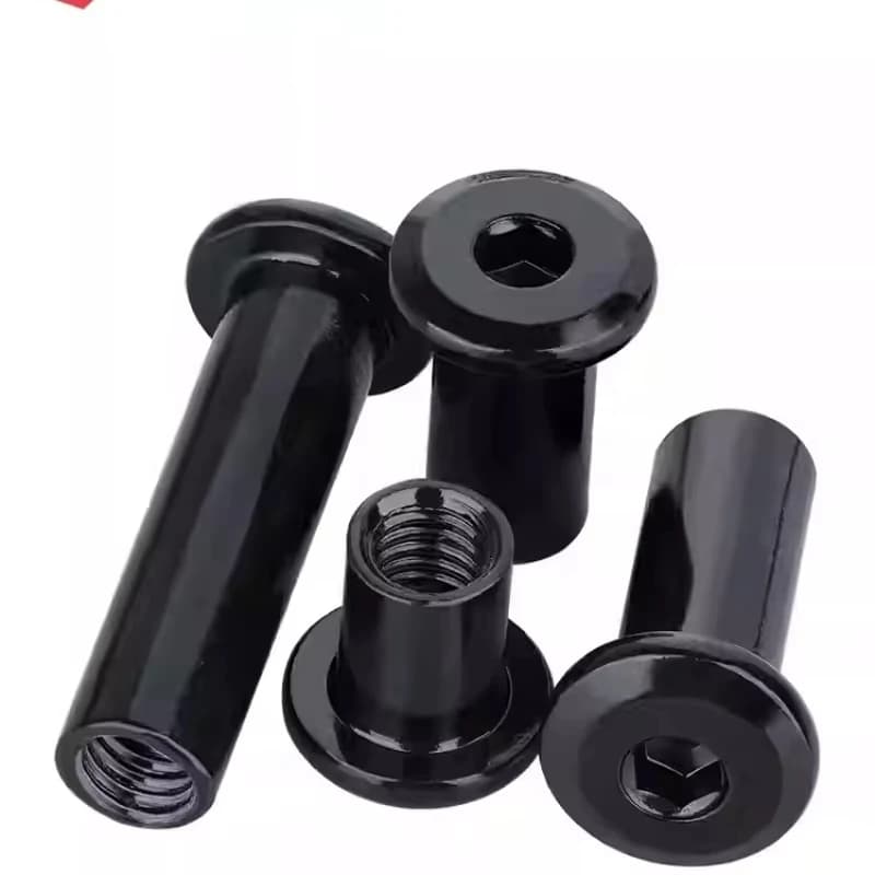 Stainless Steel Cap Nuts | M2-M6 Flat Head Hex Socket | Premium Furniture Joint Insert - Thumbnail 6