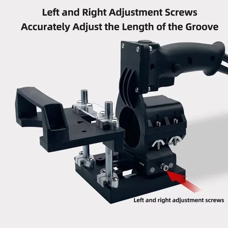 2-in-1 Woodworking Jig | Portable Milling & Grooving Machine | Precision Slot Locator & Punch Holder - Thumbnail 7