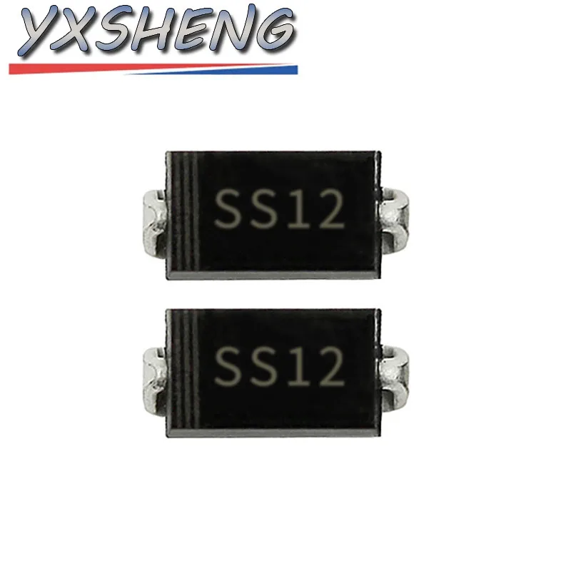 SMD Schottky Diode Kit | 100-Piece DO-214AC Assortment | 1N5817, SS12, SS36 Models - Thumbnail 4