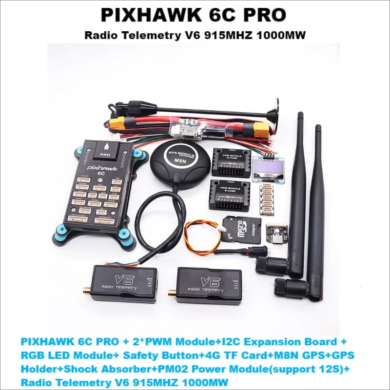 6C PRO Flight Controller | 32-Bit Autopilot with 4G | For Copter, Plane, Rover - Thumbnail 4