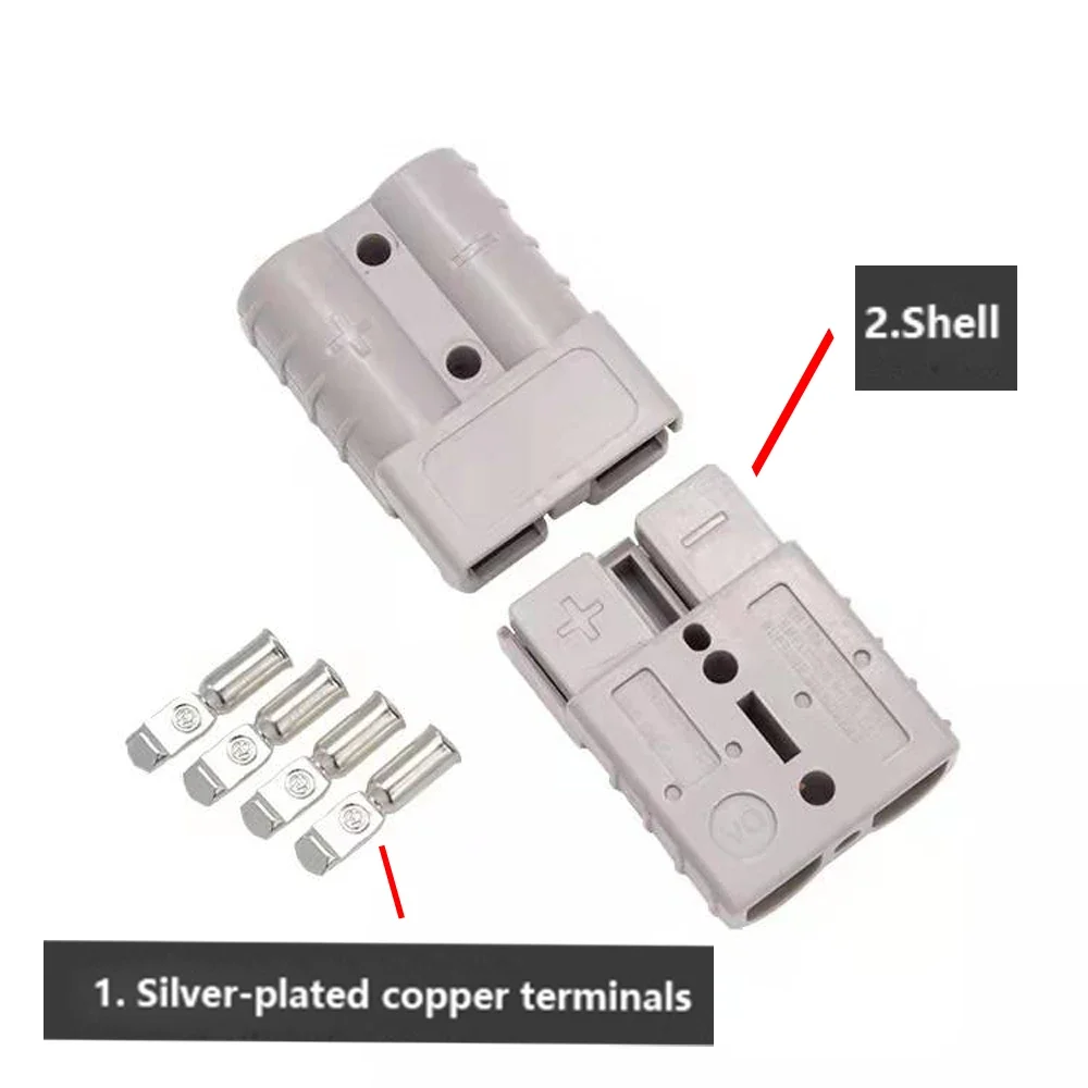 Heavy-Duty Battery Quick Disconnect Plug | 350A 600V DC Connector for Winch & Towing - Thumbnail 5
