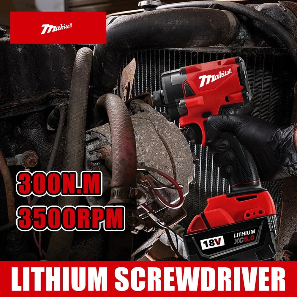 Milwaukee 20V Brushless Impact Driver | Multi-Fit High Torque | Long-Life Cordless Power Tool - Thumbnail 4