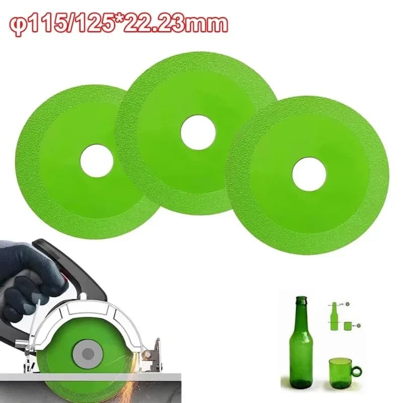125mm Diamond Glass Cutting Disc | Fine Grit Blade | For Ceramic Tile & Jade - Thumbnail 3