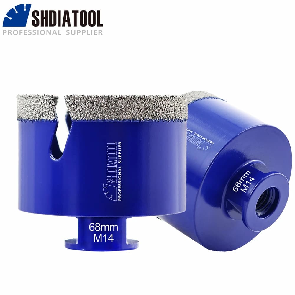Diamond Hole Saw Kit | 20-110mm Core Drill Bits for Porcelain, Granite & Quartz | M14 Thread - Thumbnail 2