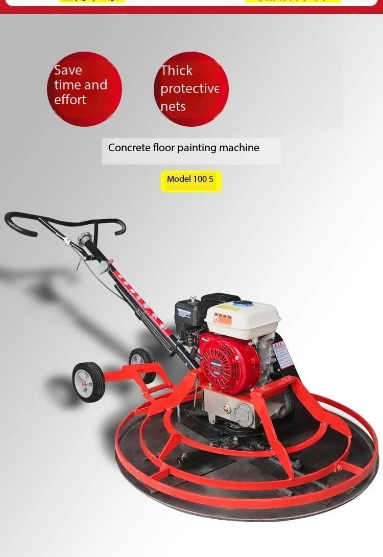 Power Trowel & Floor Polisher | Electric & Manual Concrete Finishing System - Thumbnail 4