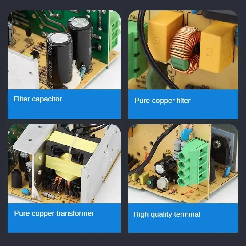 DIN Rail Power Supply | 75W-240W Output | 12V/24V/48V DC for Industrial Electronics - Thumbnail 3
