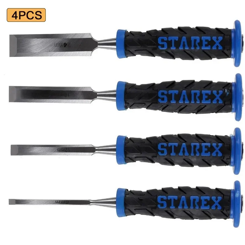 Wood Carving Chisel Set | 4-Piece Gouge Kit for Sculpture & Fine Woodworking - Thumbnail 3