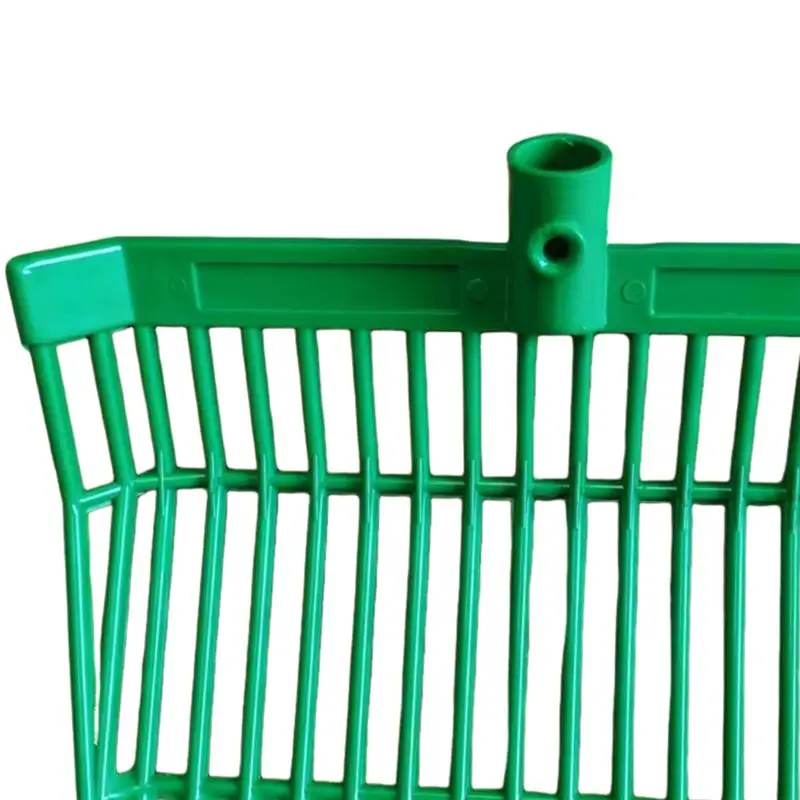 Heavy-Duty Manure Fork Head | Durable Green Replacement | For Stable & Horse Waste Removal - Thumbnail 2