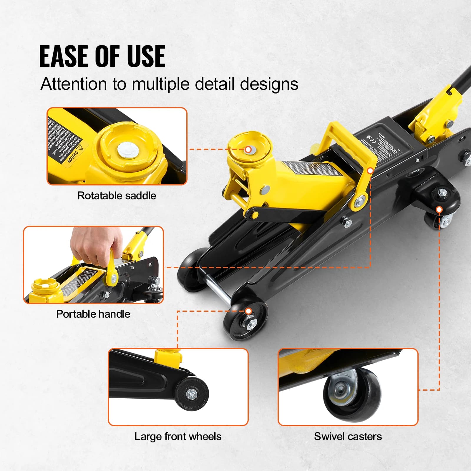 2-Ton Low-Profile Floor Jack | Heavy-Duty Hydraulic Lift for Racing & Performance Vehicles - Thumbnail 6