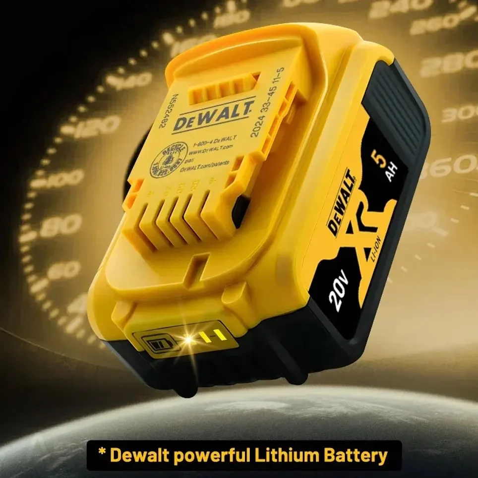 Original dewalt flexvolt battery 20V/60V 2AH/5AH/6AH/9AH  DEWALT,, DCB606 DCB182 DCB205,DCB118 fast charging dewalt 20v battery - Thumbnail 6