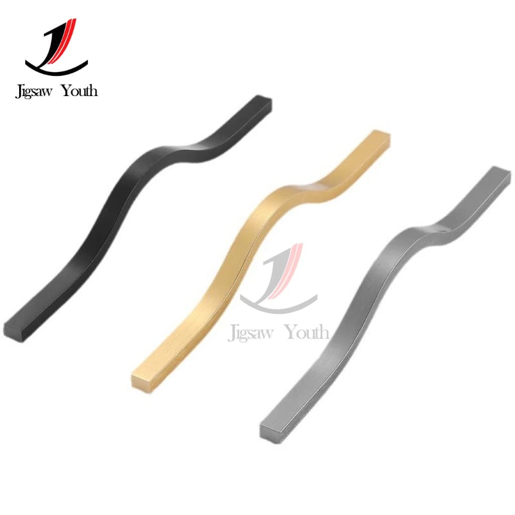 Brushed Cabinet Handles | 160mm-384mm Aluminum Alloy | Premium Furniture & Wardrobe Hardware - Thumbnail 3