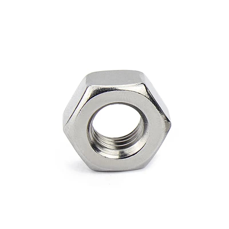 304 Stainless Steel Hex Nuts DIN934 | Metric Hardware Assortment | M2-M18 Precision Fasteners - Thumbnail 4