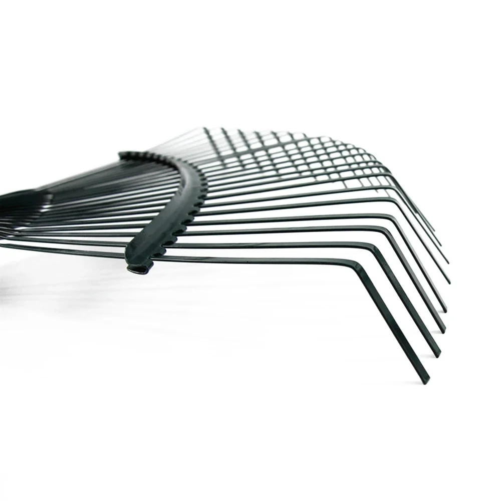 22-Tooth Garden Leaf Rake | Hay & Deciduous Farming Tool | Home Garden Ripper - Thumbnail 6