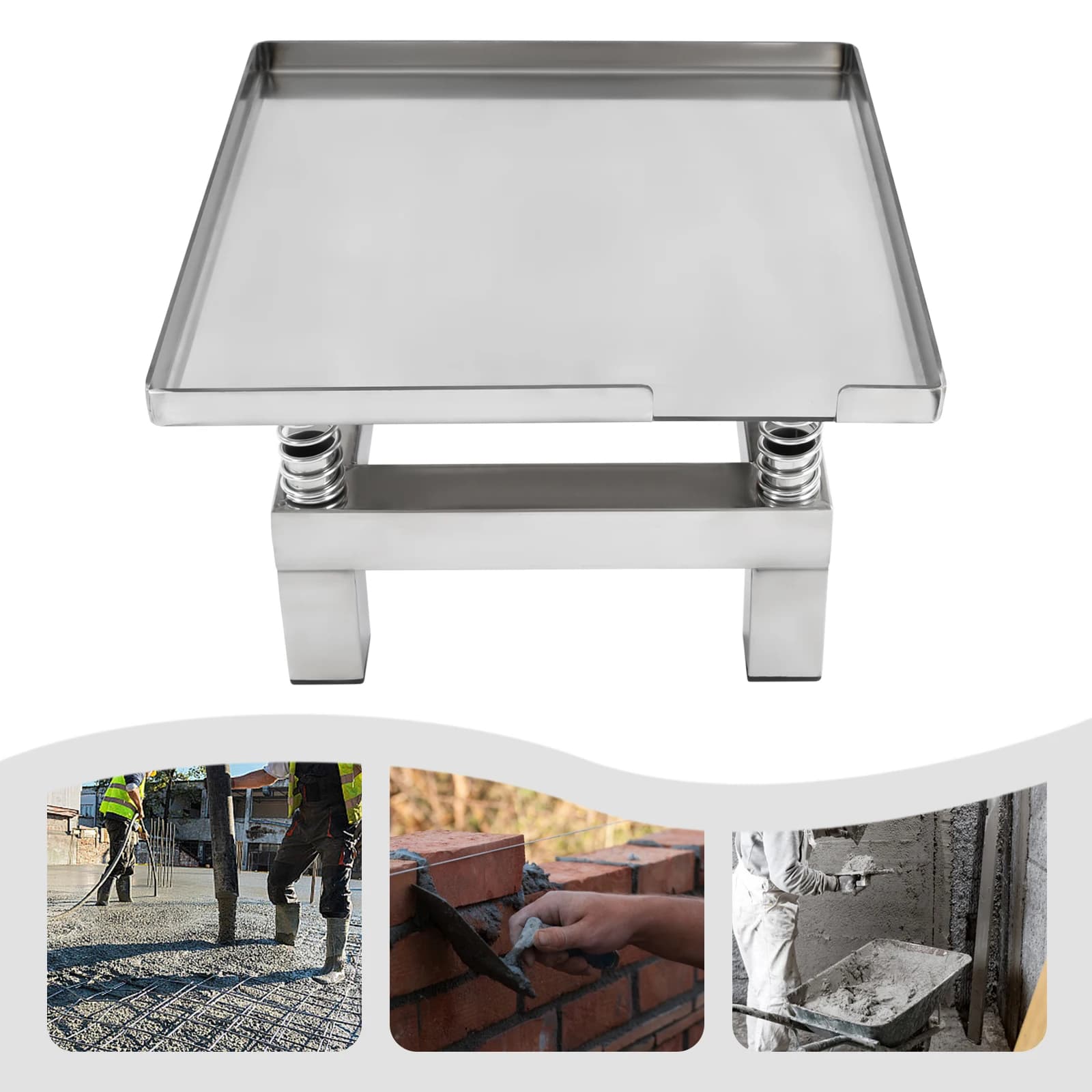 Lab Vibration Table | 35x35cm Platform | 10kg Capacity for Precise Test Block Preparation - Thumbnail 5