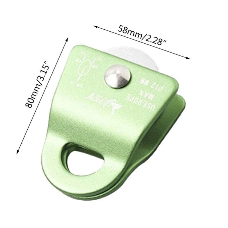 Heavy-Duty Pulley Block | 2000kg Lifting Capacity | 360° Swivel for Climbing & Rescue - Thumbnail 6