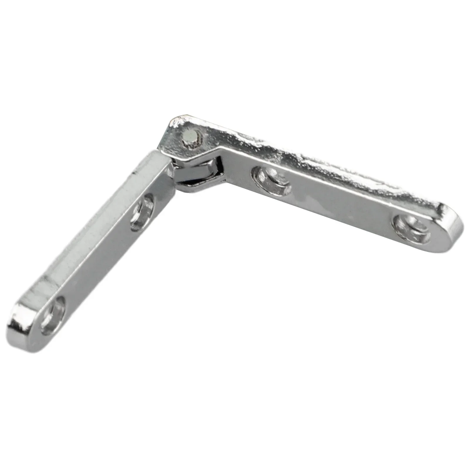 Spring Hinge | Silver Support Hardware with Screws | 10-Piece 30x30mm Set - Thumbnail 5