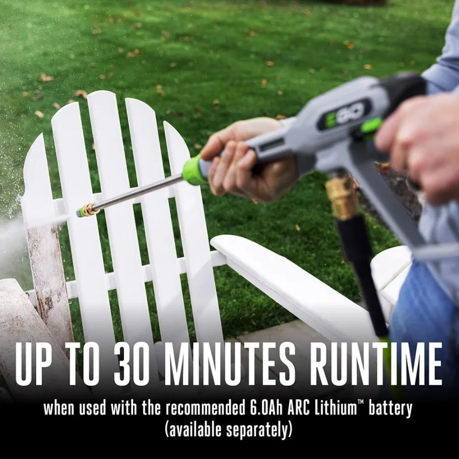 2100 PSI Electric Power Washer | Adjustable Nozzle High-Pressure System | Home & Garden Cleaning - Thumbnail 5